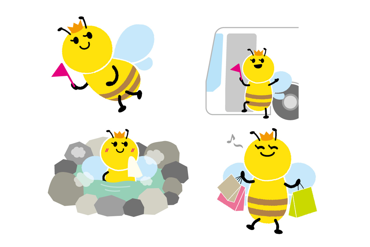 ハニットツアーのキャラクター「ハニットちゃん」