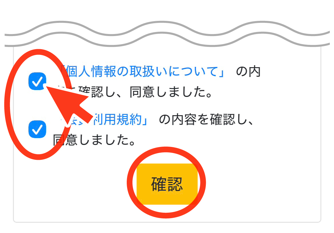 ハニットツアーサイト会員登録画面3