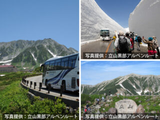 観光バスで楽々直行♪高さ10ｍ超え！雪の大谷１泊２日